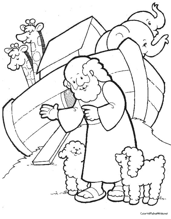 600x771 Noah Coloring Pages