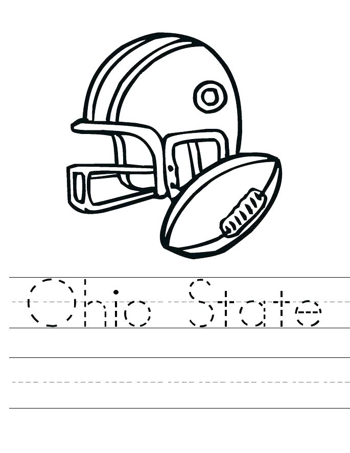685x886 Ohio State Coloring Book Also State Coloring Pages State Coloring