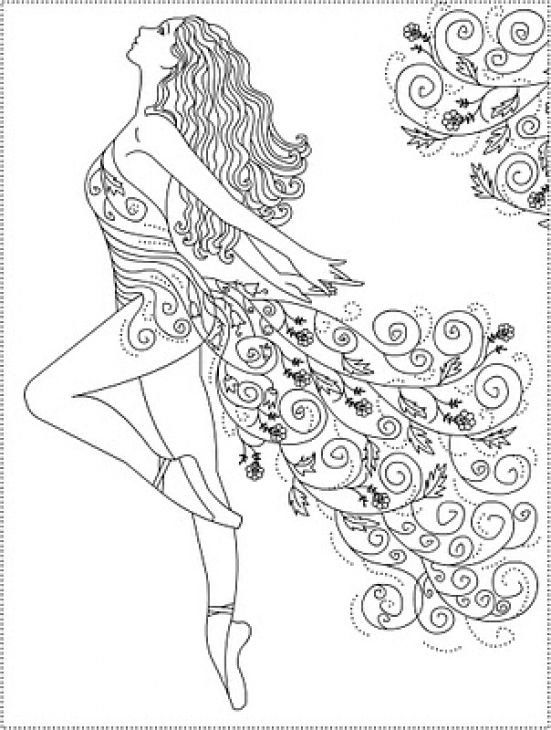 Coloring Pages Of People Dancing