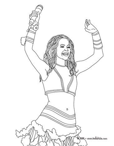 366x470 Shakira Dancing Coloring Page More Shakira Content On Hellokids