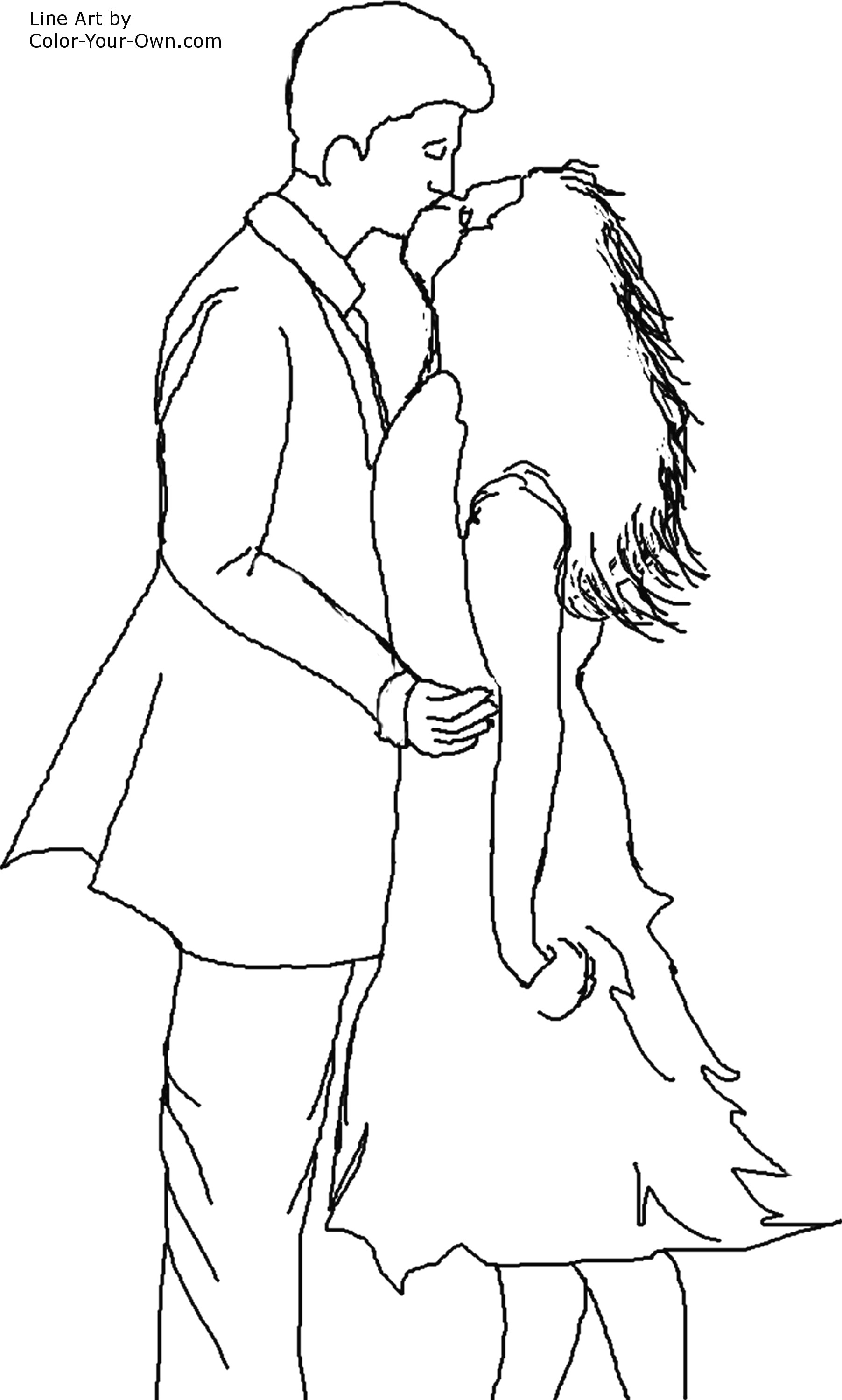 1804x3000 Kiss Coloring Pages