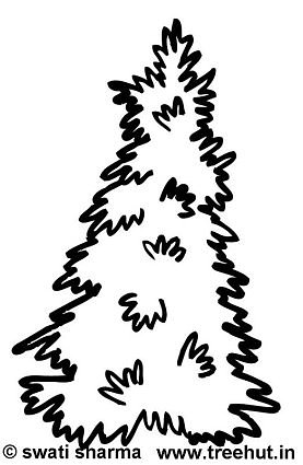 277x425 Trees Coloring Pages