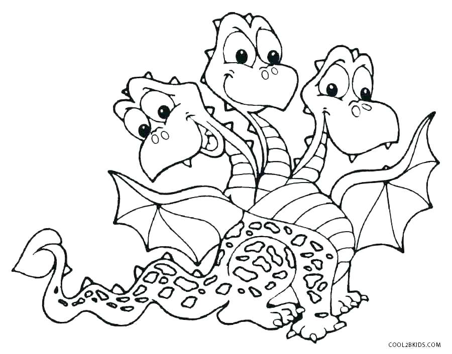 900x706 Dragon Coloring Pages Realistic Dragon Coloring Pages Together
