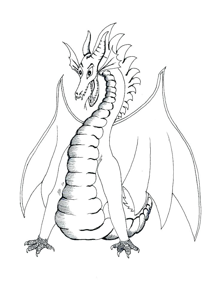 736x952 Realistic Dragon Coloring Pages Realistic Dragon Coloring Pages
