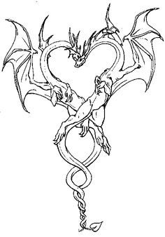 236x338 Realistic Dragon Coloring Pages