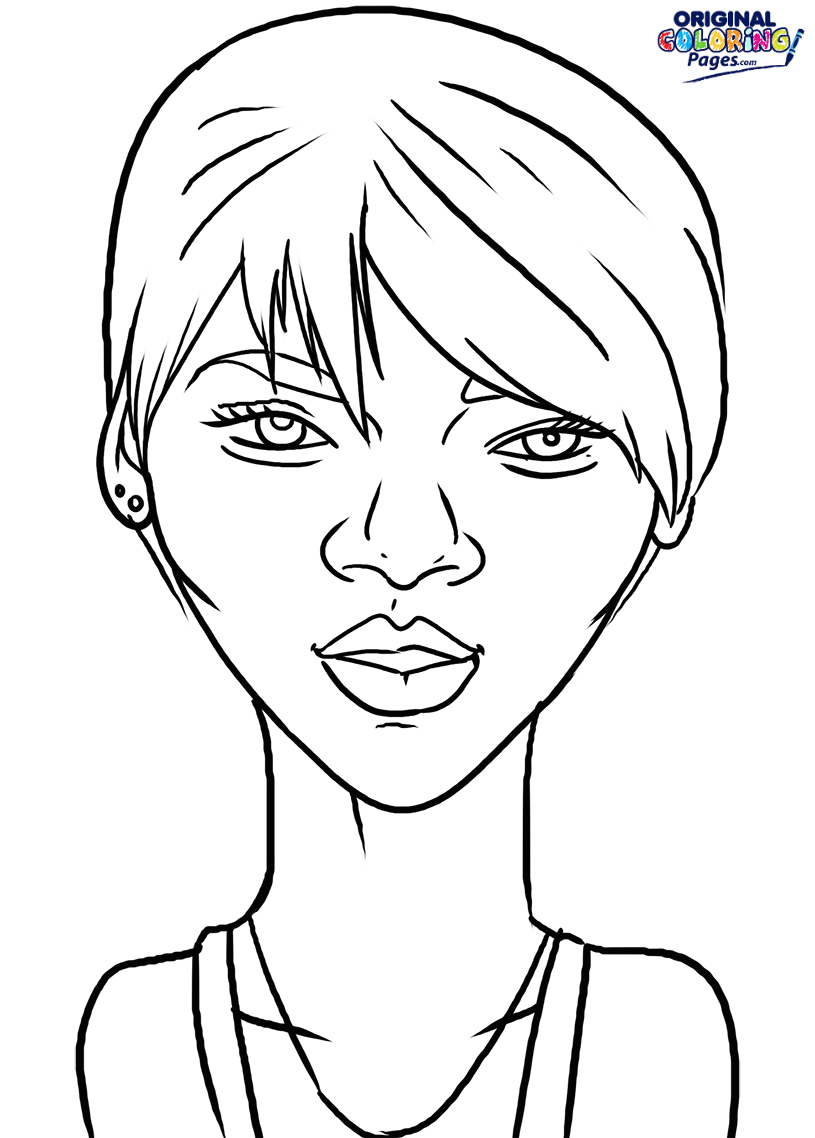 815x1138 Rihanna Coloring Page Coloring Pages Original Coloring Pages