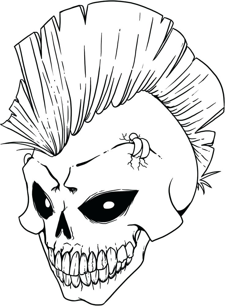735x1000 Sugar Skull Tattoo Coloring Pages Skulls Coloring Pages Sugar