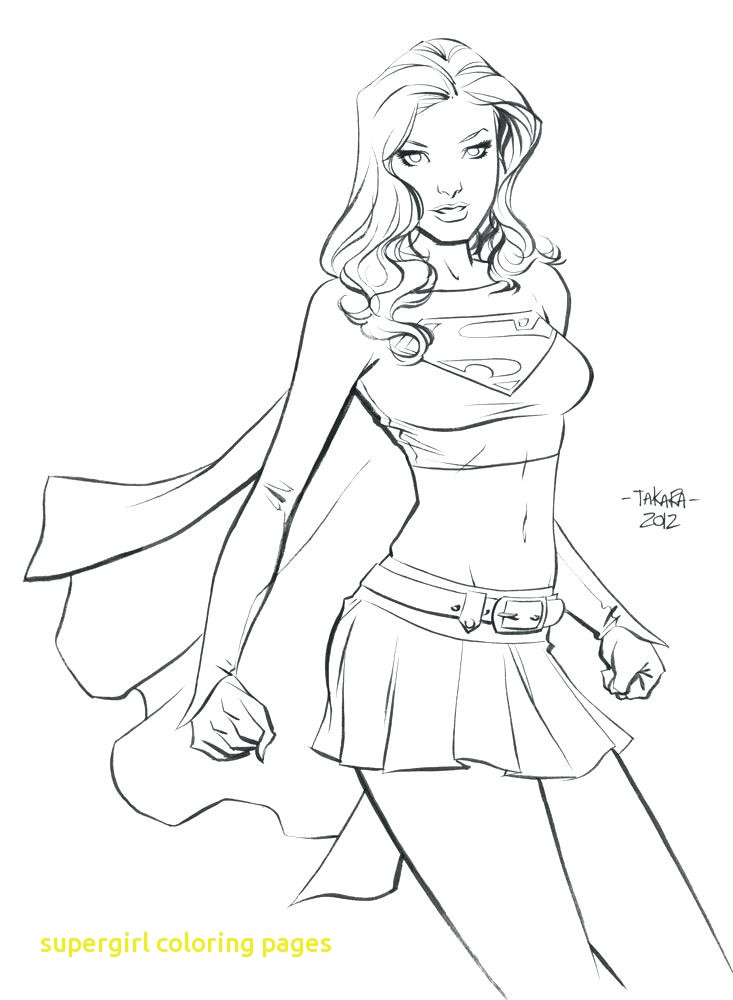 733x1000 Supergirl Coloring Pages With Supergirl Coloring Pages Superman