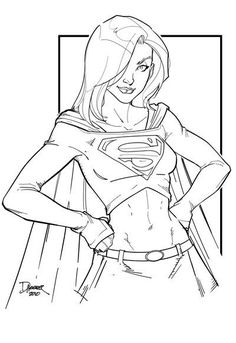 236x343 Best Supergirl Hero Printable Coloring Pages For Kids Boys
