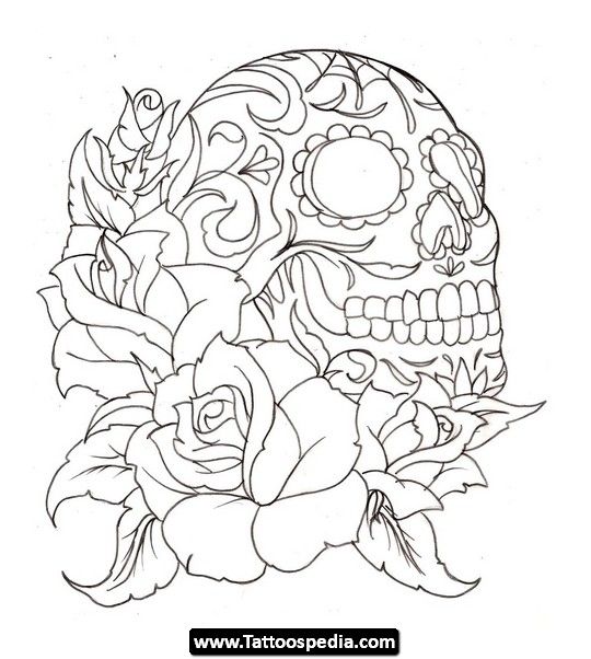 540x602 Skulls Tattoos For Men Skulls Tattoos For Men