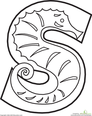 301x378 Letter S Coloring Pages Letter S Printable Worksheets Coloring