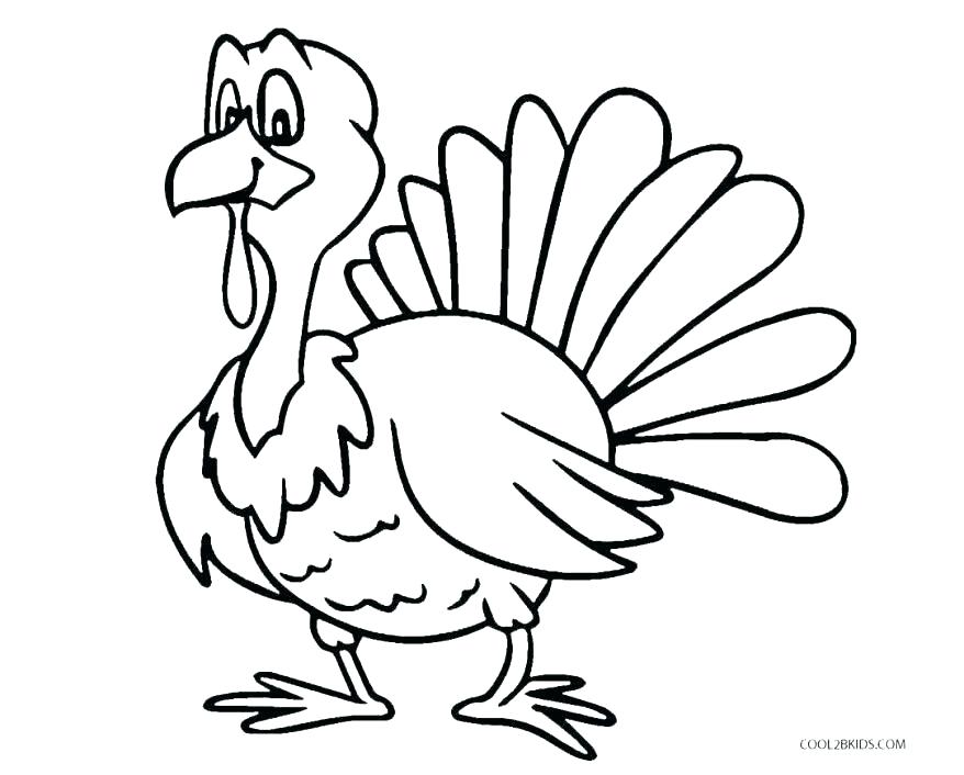 878x706 Coloring Pages Turkeys Free Printable Turkey Coloring Pages Free
