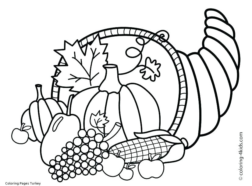 827x609 Coloring Pages Turkeys Preschool Printable Thanksgiving Turkey