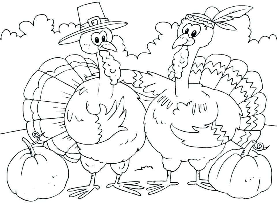 960x705 Thanksgiving Coloring Pages Printable Free Turkey Coloring Pages