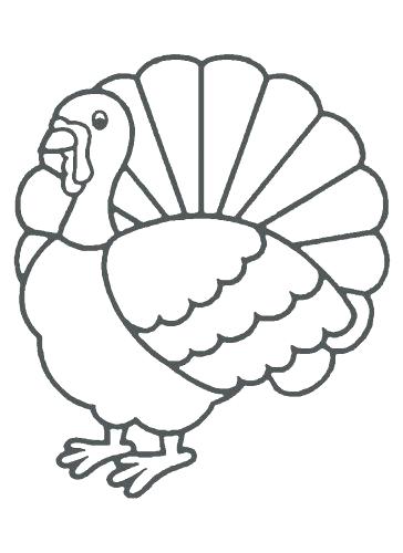 364x500 Turkey Coloring Pages For Preschoolers Coloring Pages Turkey Color