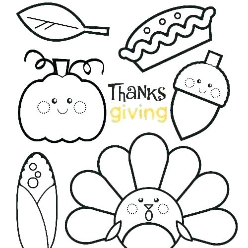 500x500 Coloring Page Of Turkey