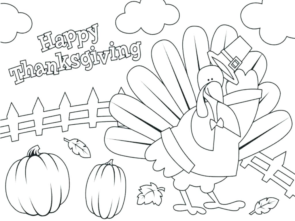 1024x766 Turkey Coloring Pages For Preschoolers