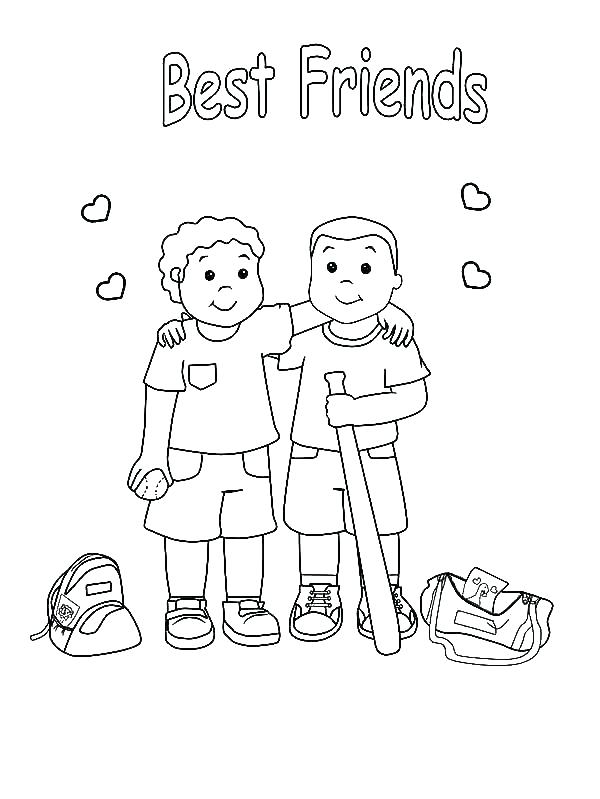 600x799 Friends Coloring Pages Friends Coloring Pages Friendship Coloring