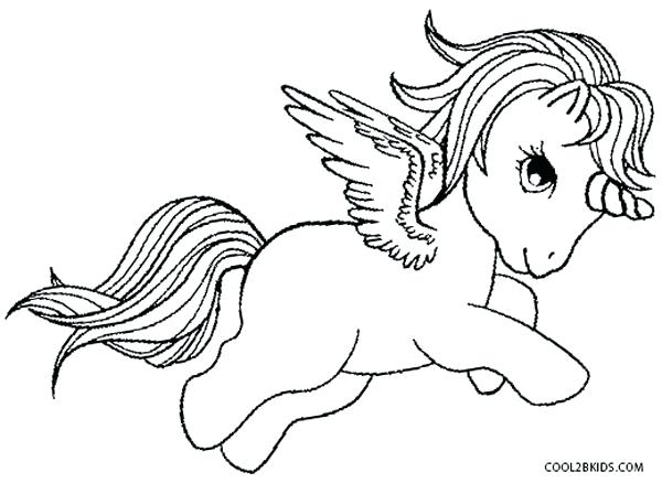 600x438 Unicorn Pegasus Colouring Pages Epic With Wings Coloring In Fee