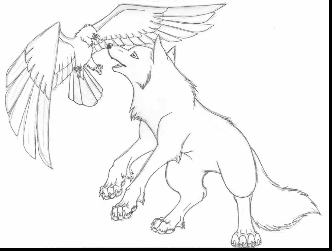 Coloring Pages Of Wolves With Wings at GetDrawings | Free download