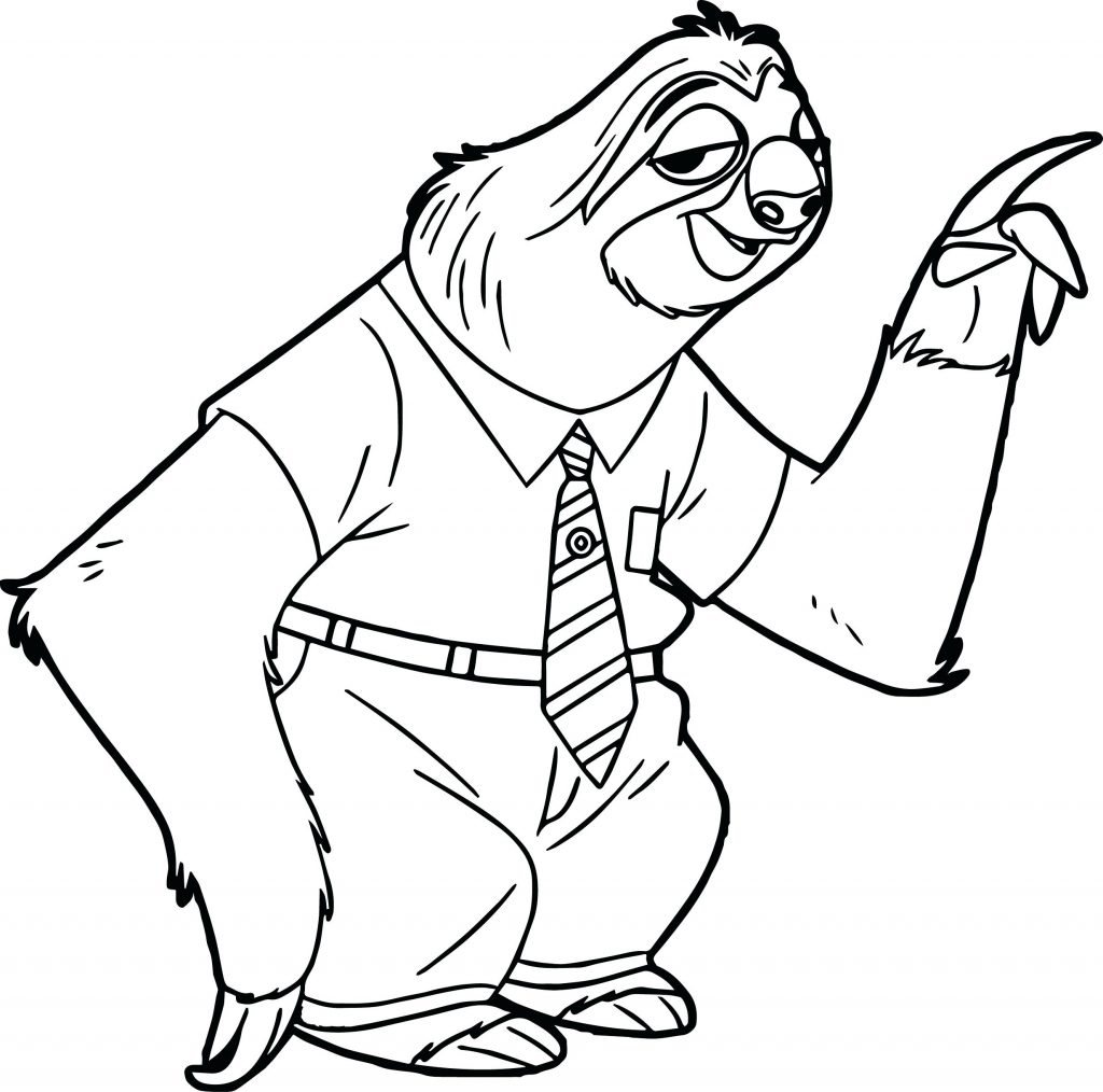 1024x1014 Zootopia Coloring Pages Best Coloring Pages For Kids New