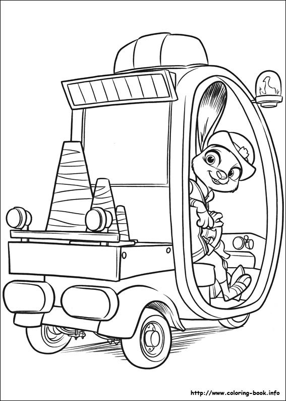 567x794 Zootopia Coloring Pages On Coloring