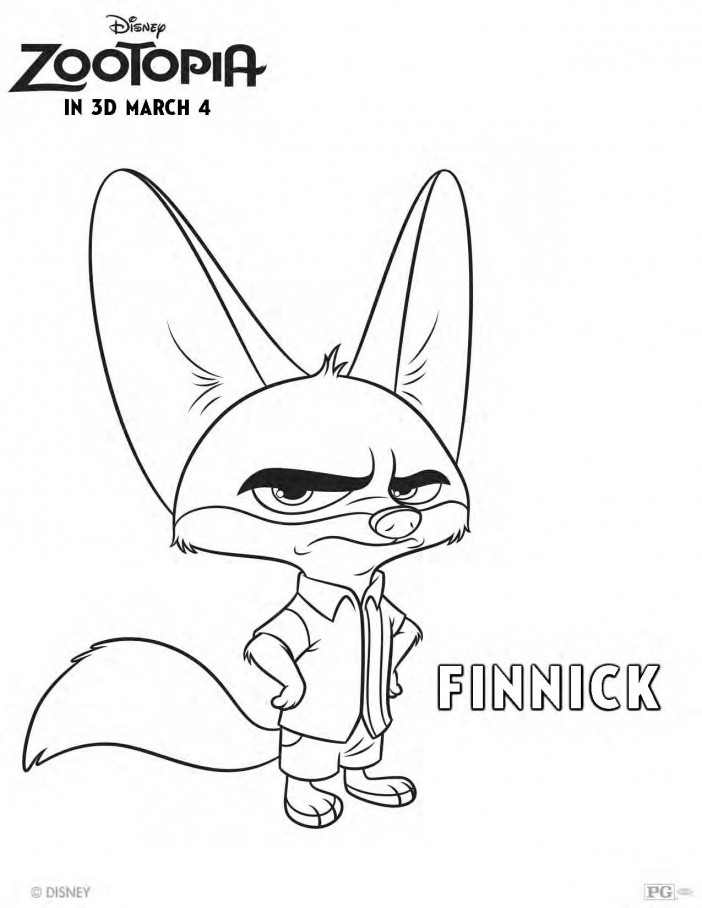 702x908 Contemporary Design Zootopia Coloring Pages Zootopia Coloring