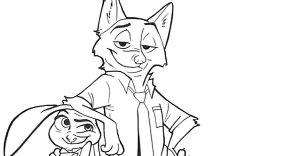 1024x538 Free Printable Zootopia Coloring Pages Free Printable Nick