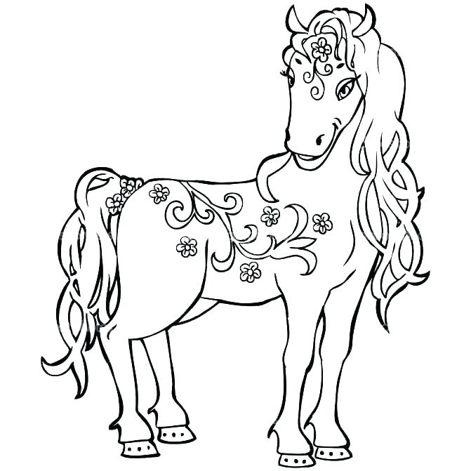 671x671 Coloring Pages Horses Carousel Coloring Page Cool Coloring Sheets