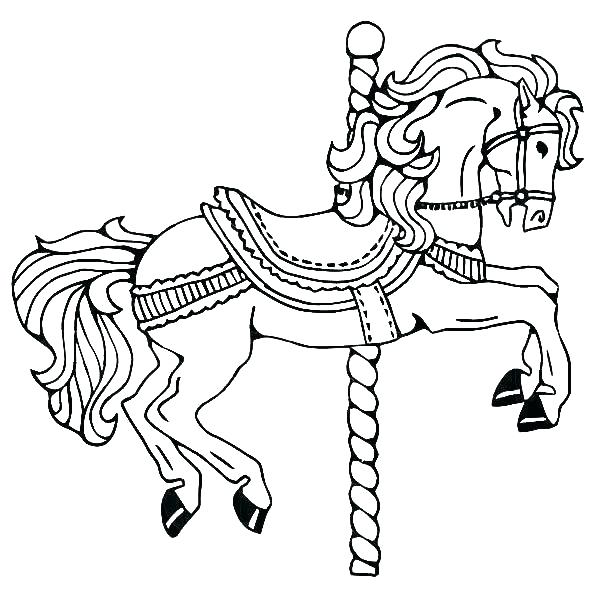 600x600 Horse Coloring Pages For Adults