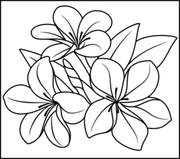256x226 Flowers Coloring Online