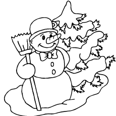 230x230 Top Free Printable Snowman Coloring Pages Online