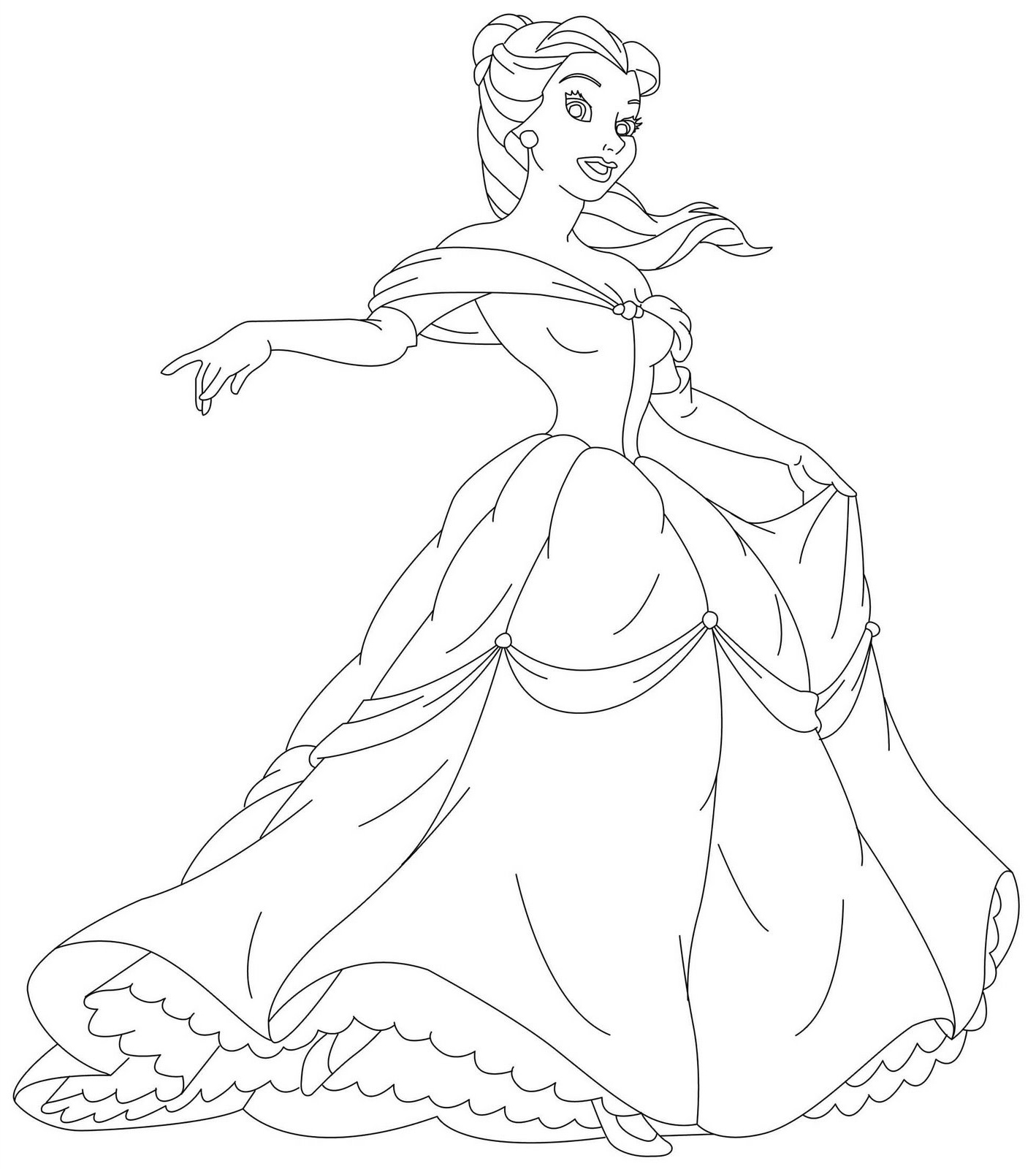 1418x1600 Free Printable Disney Princess Coloring Pages For Kids