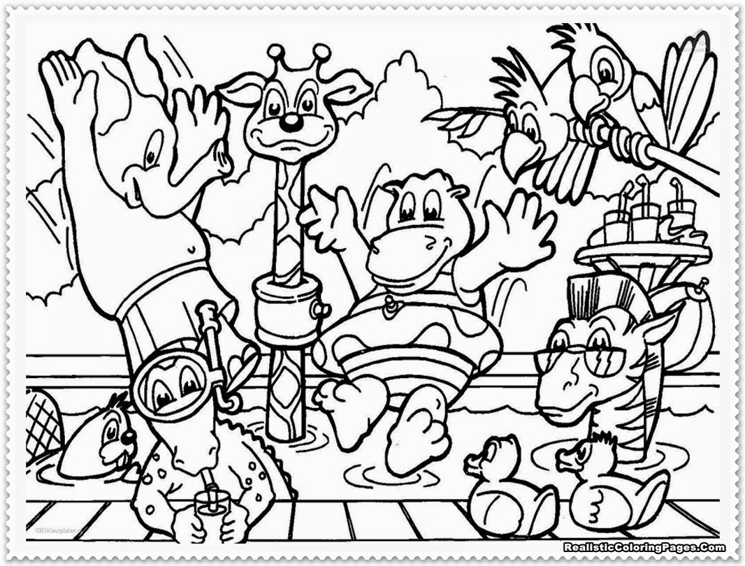 1066x810 New Zoo Outline Coloring Pages Funny Coloring Free Coloring