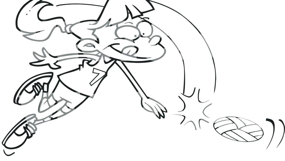 960x544 Volleyball Coloring Pages Outline Of A Boy And Girl Coloring Pages