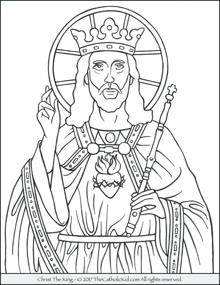 730x945 Saint Coloring Pages
