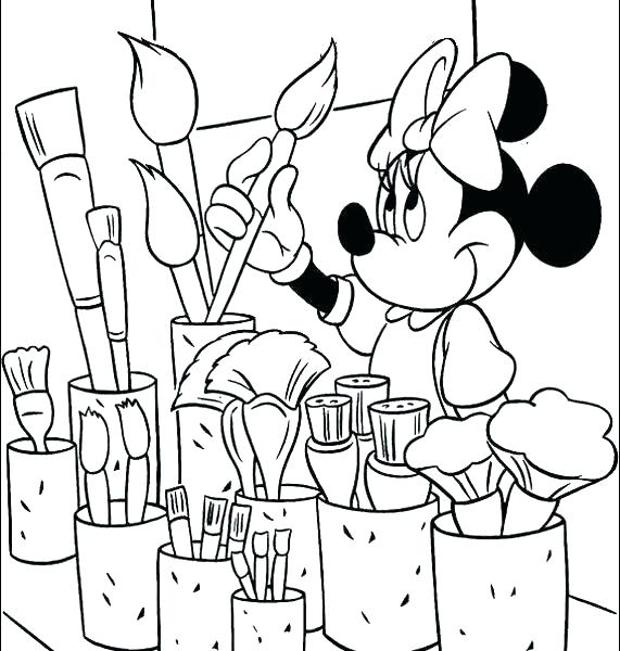 571x600 Paint Coloring Pages