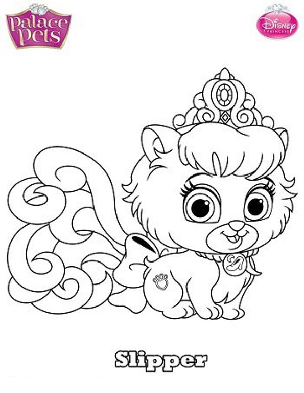 595x768 Kids N Coloring Pages Of Princess Palace Pets