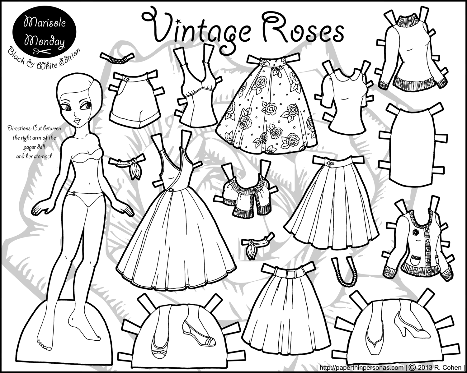 1500x1200 Greatest Coloring Pages Of Paper Dolls Revisit