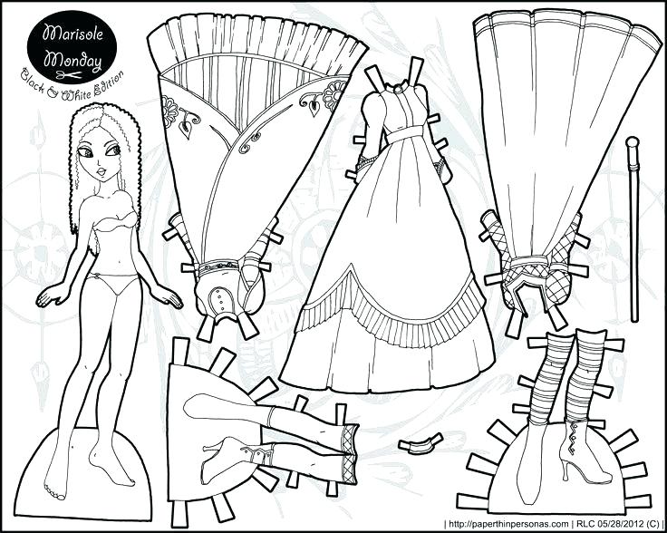 736x588 Paper Dolls Coloring Pages Paper Doll Coloring Page Paper Doll