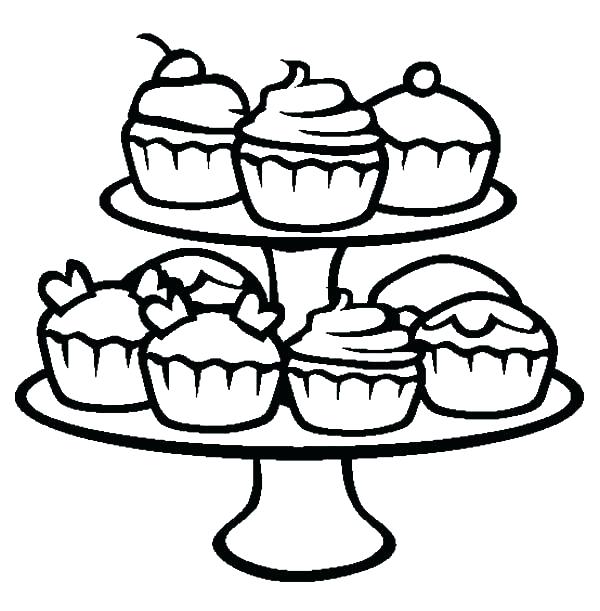 600x611 Party Coloring Pages Coloring Pages Of Cupcakes Also Cupcakes