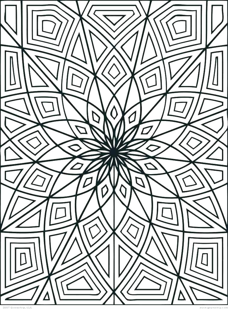 758x1024 Geometric Pattern Coloring Pages Geometric Designs Coloring Pages