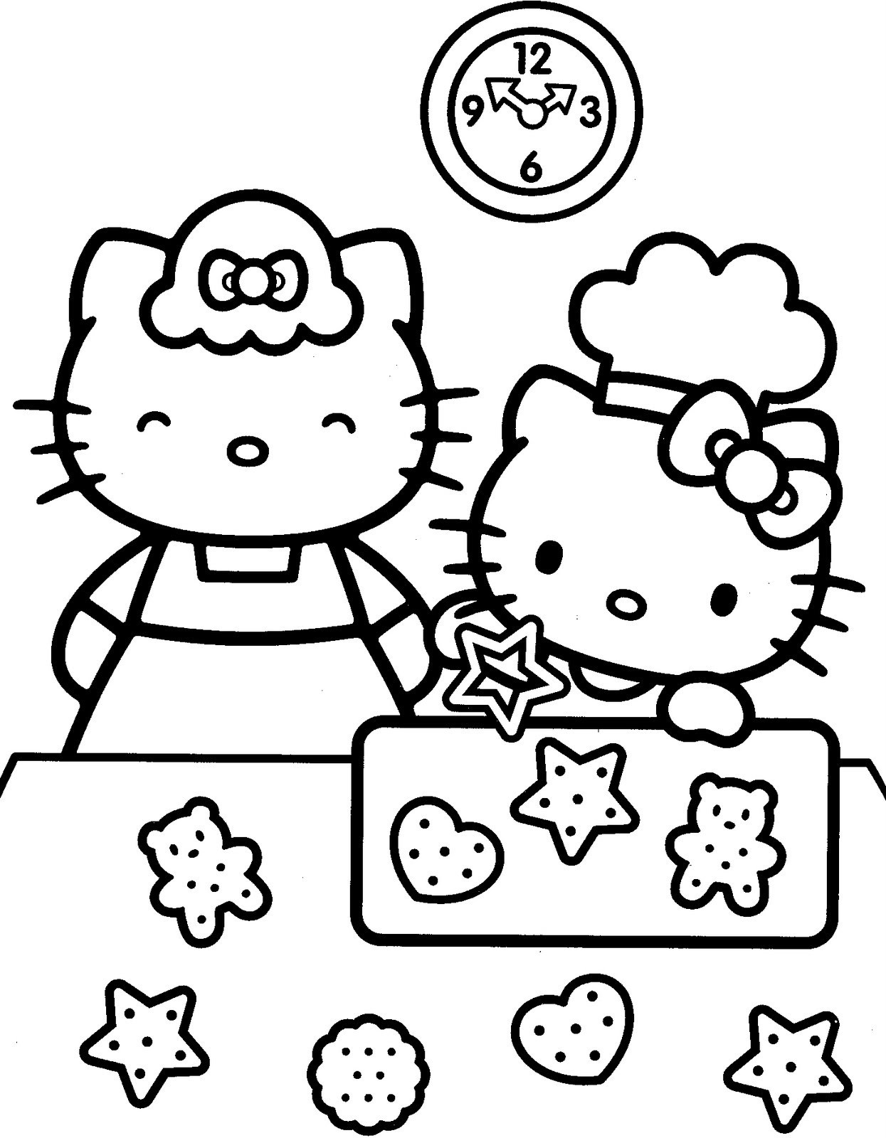 1245x1600 Hello Kitty Coloring Pages Pdf Depetta Throughout