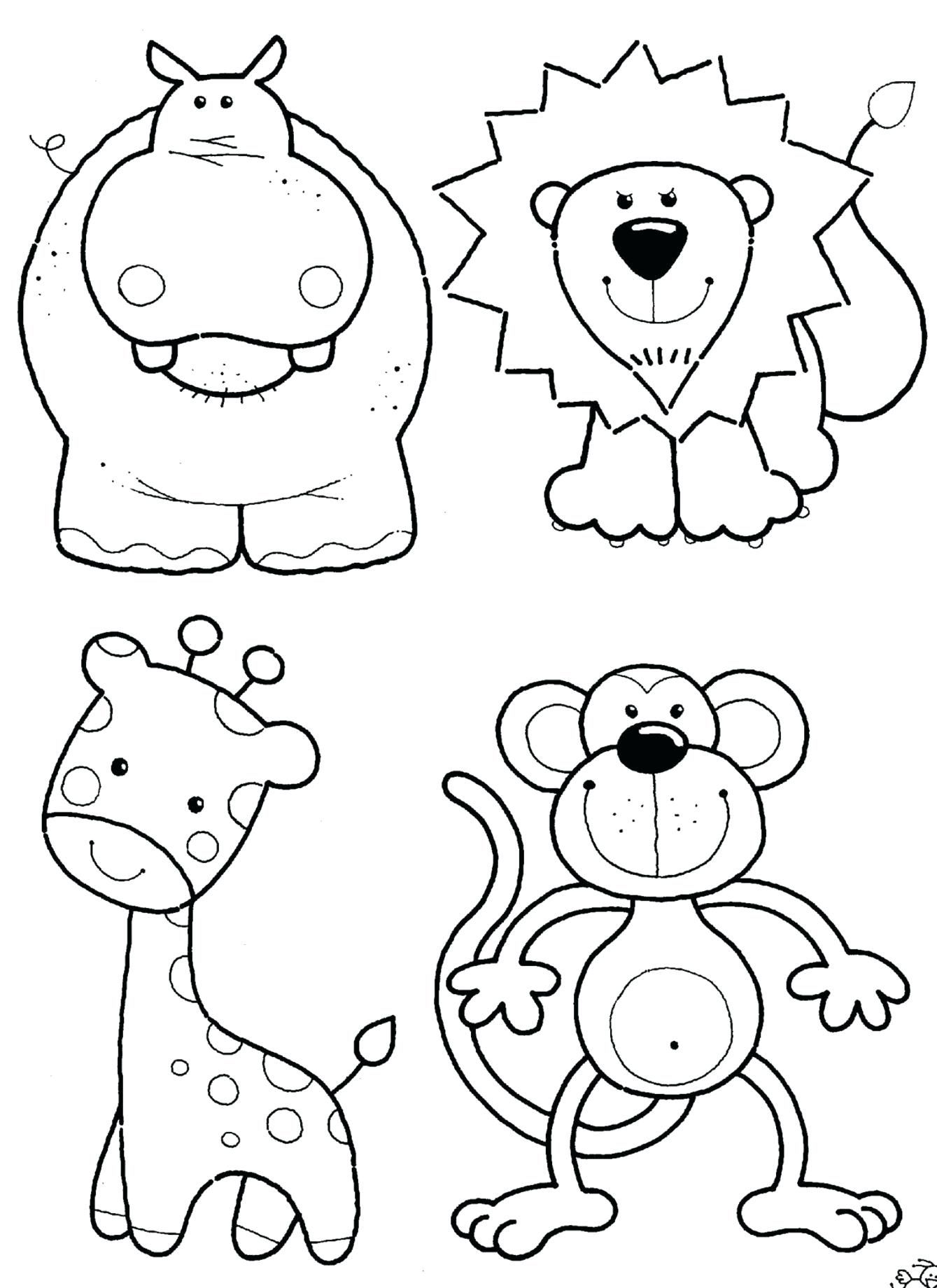 1339x1840 Animal Coloring Pages Pdf