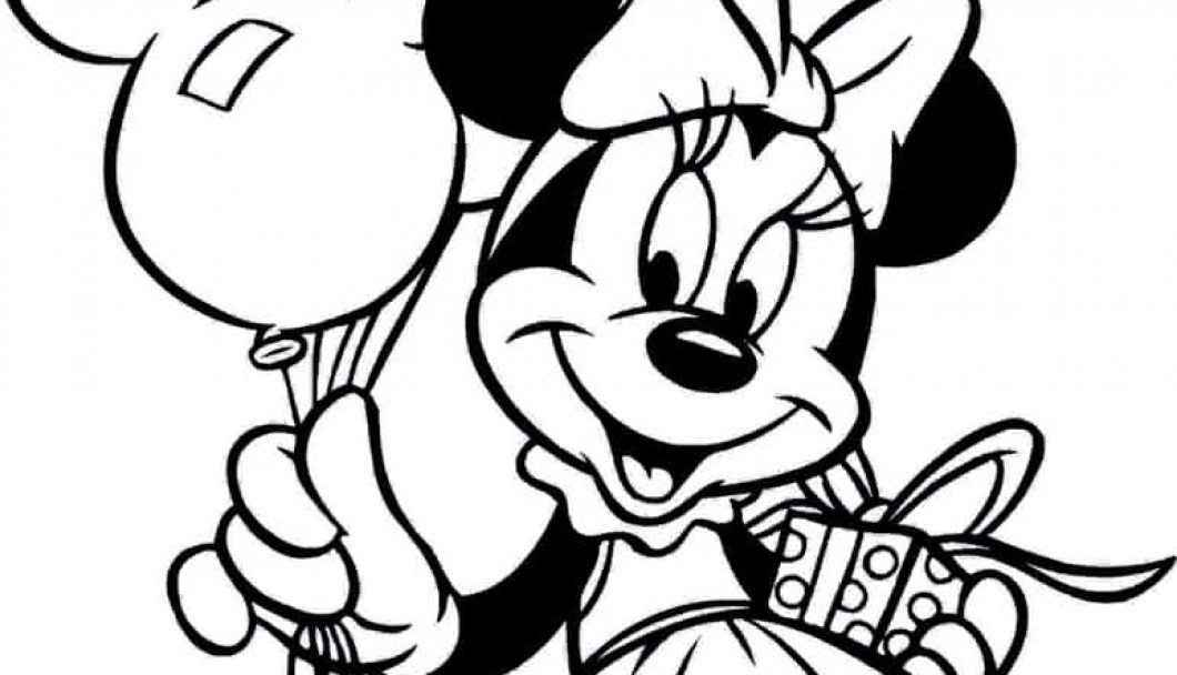 1060x608 Minnie Mouse Coloring Pages Pdf Timykids