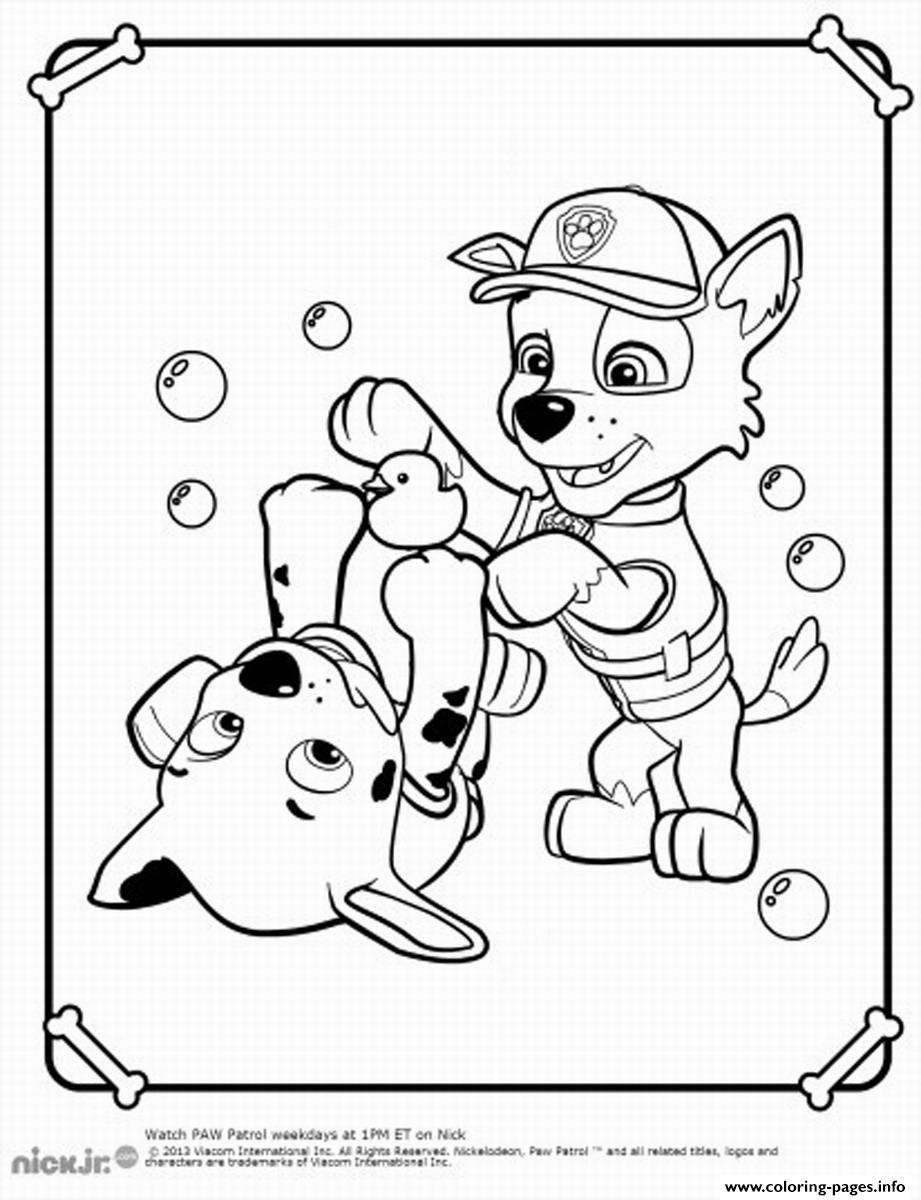 921x1200 Paw Patrol Rocky Play Coloring Pages Printable Ripping