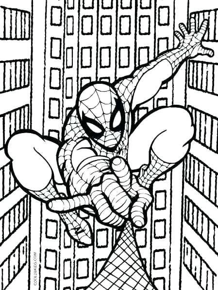449x595 Spiderman Coloring Pages Games Vanda