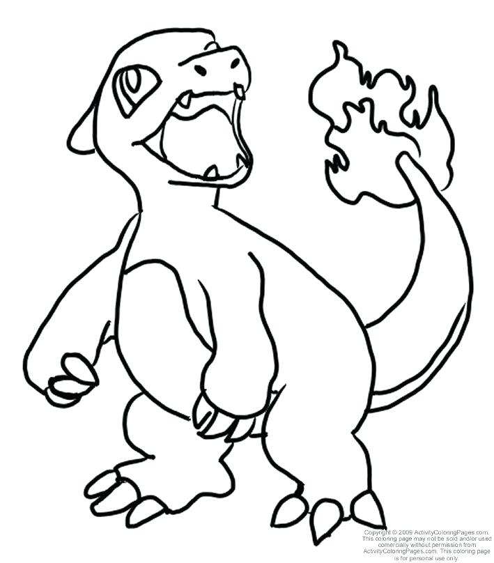 709x808 Charmander Pokemon Coloring Page And Coloring Pages Page