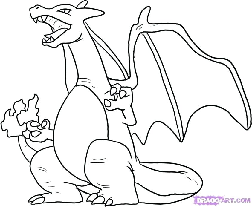 843x693 Charmander Printable Coloring Pages Plus Regarding Idea