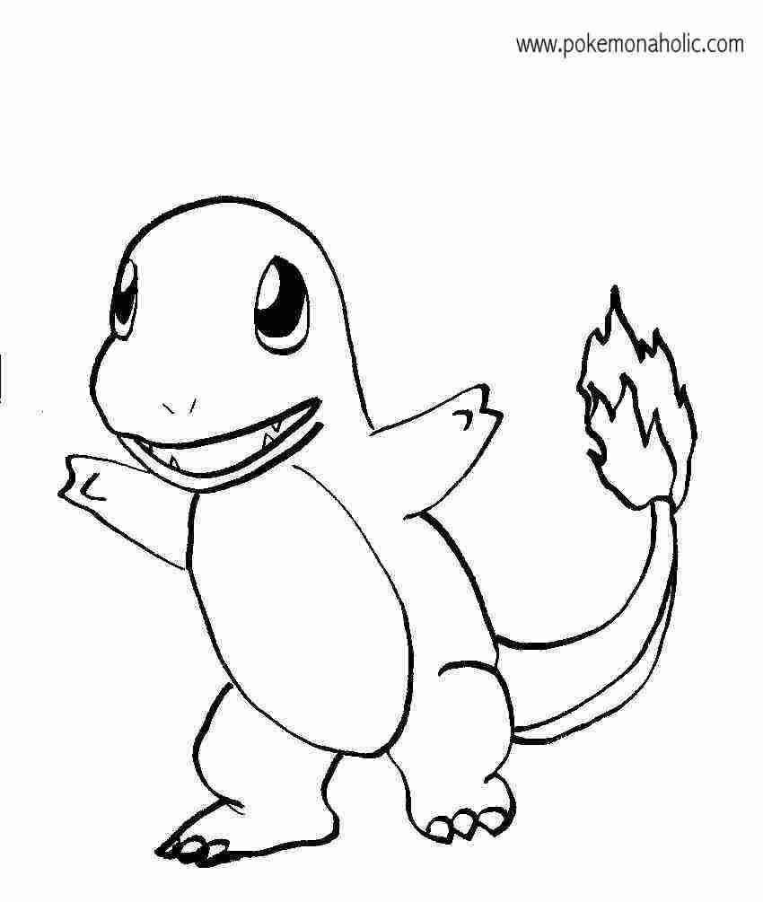 850x1005 Pokemon Charmander Coloring Pages Printable For Arresting Olegratiy